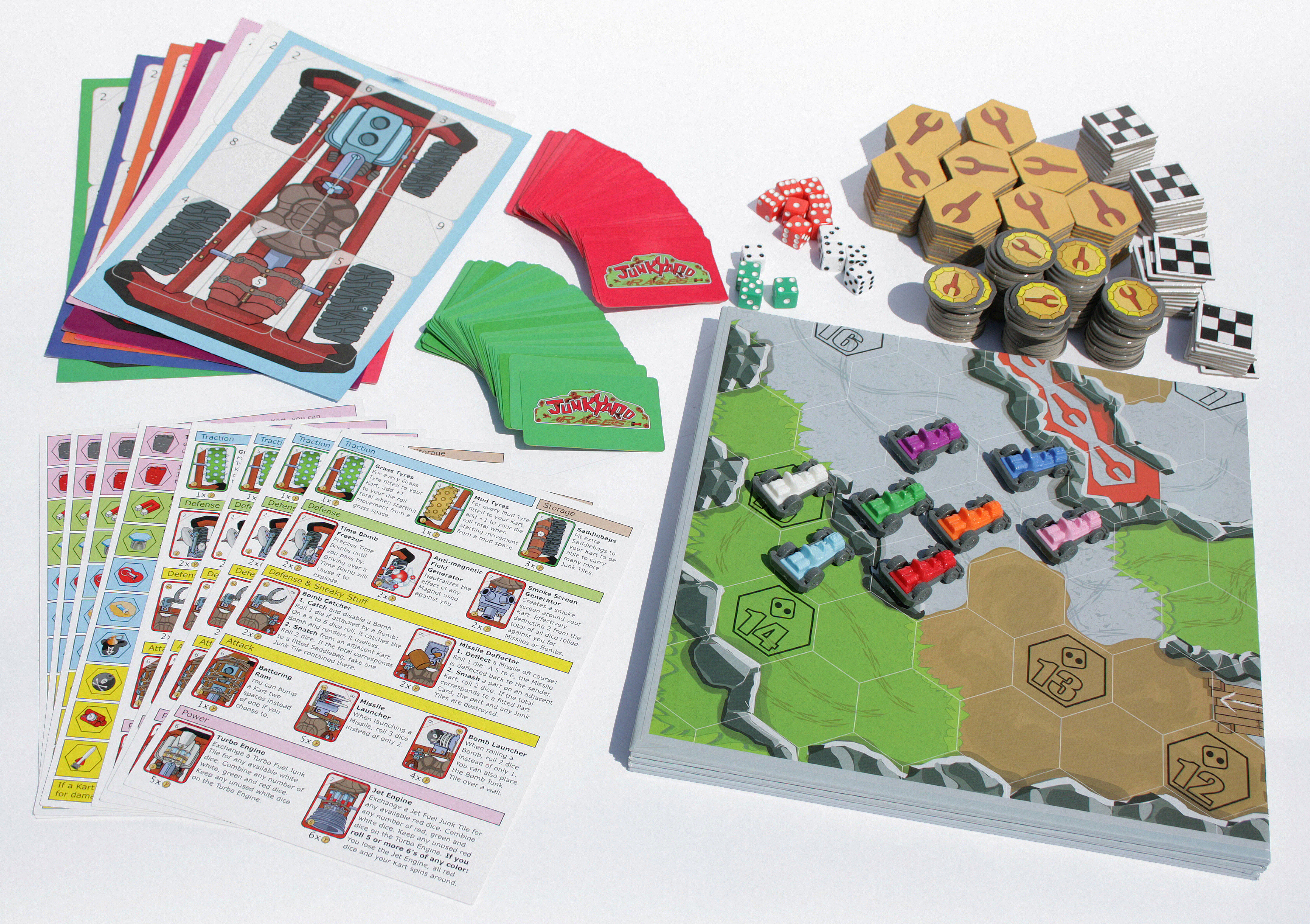 Games, Expansions and Merchandise : JunkYard Races