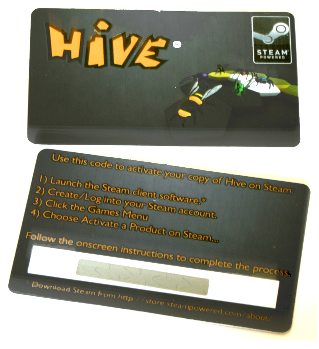 Hive Steam Code (Scratch Card)